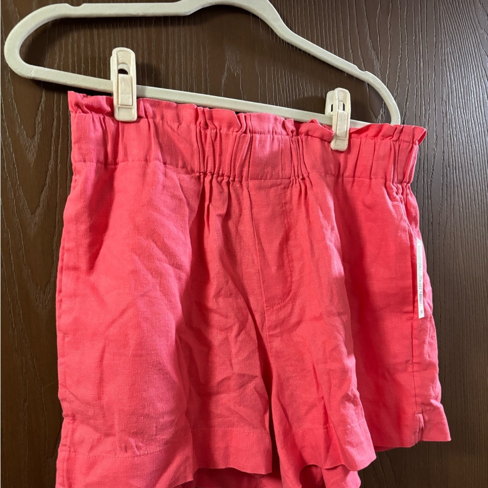 a new day High Waist Pink Shorts Elastic Waistband
